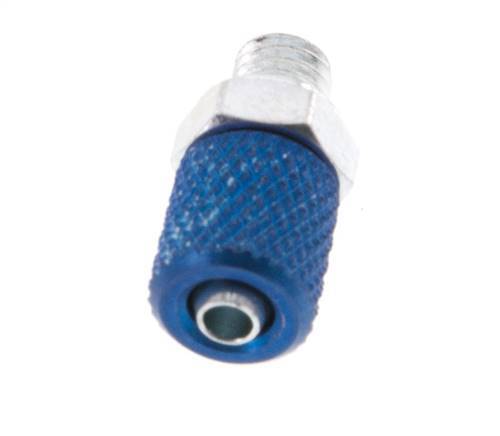 4.3x3 & M5 Aluminum Straight Push-on Fitting with Male Threads [5 Pieces]