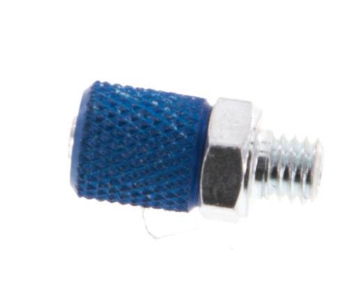 4.3x3 & M5 Aluminum Straight Push-on Fitting with Male Threads [5 Pieces]