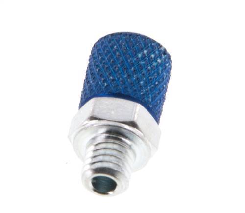 4.3x3 & M5 Aluminum Straight Push-on Fitting with Male Threads [5 Pieces]