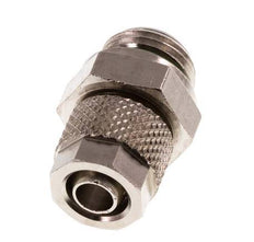 8x6 & G1/4'' Nickel plated Brass Straight Push-on Fitting with Male Threads FKM [2 Pieces]