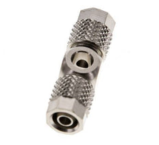 6x4 & M5 Nickel plated Brass Banjo Tee Push-on Fitting [2 Pieces]