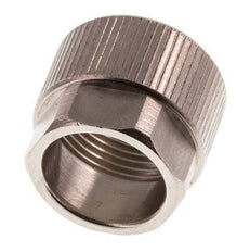 11.6x9mm (M16x1) Nickel-plated Brass Union Nut [5 Pieces]
