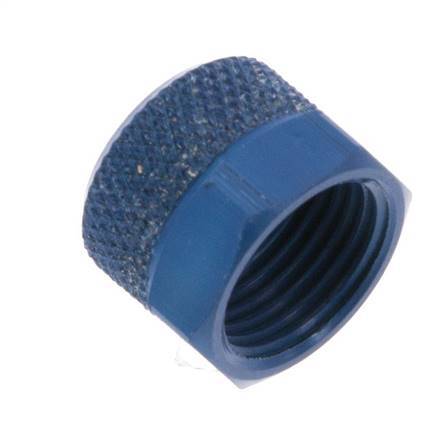 8x6mm (M12x1) Aluminium Union Nut [10 Pieces]