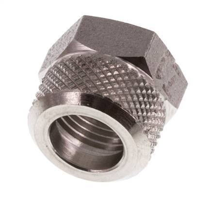 8x6mm (M12x1) Stainless Steel Union Nut [2 Pieces]