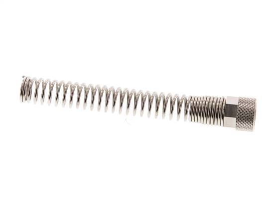 8x6mm (M12x1) Nickel-plated Brass Union Nut Bend Protection [2 Pieces]