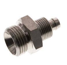8x6 & G3/8'' Stainless Steel 1.4571 Straight Push-on Fitting with Male Threads