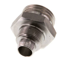 12x10 & G1/2'' Stainless Steel 1.4571 Straight Push-on Fitting with Male Threads