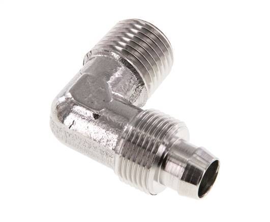 10x8 & R1/4'' Stainless Steel 1.4404 Elbow Push-on Fitting with Male Threads