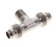 10x8 & R1/8'' Stainless Steel 1.4305 Tee Push-on Fitting with Male Threads