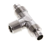 10x8 & R1/4'' Stainless Steel 1.4404 Tee Push-on Fitting with Male Threads