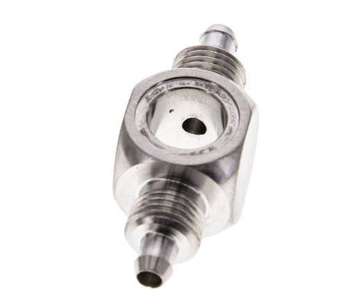 6x4 & G1/8'' Stainless Steel 1.4571 Banjo Tee Push-on Fitting