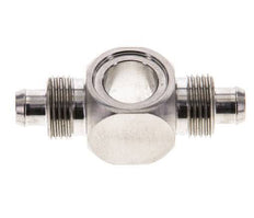 8x6 & G1/8'' Stainless Steel 1.4571 Banjo Tee Push-on Fitting