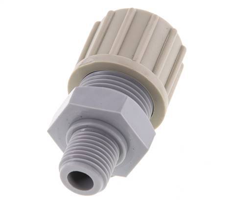 14x12mm & G1/4'' PA Straight Compression Fitting with Male Threads 10 bar