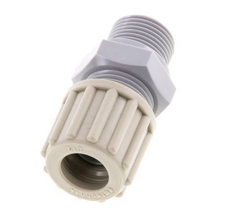 12x10mm & G3/8'' PA Straight Compression Fitting with Male Threads 10 bar