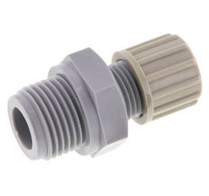 10x8mm & G1/2'' PA Straight Compression Fitting with Male Threads 10 bar