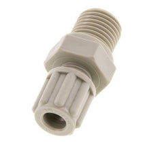 6x4mm & G1/4'' PP Straight Compression Fitting with Male Threads 10 bar [2 Pieces]