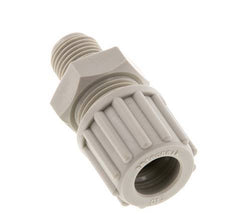 12x9mm & G1/4'' PP Straight Compression Fitting with Male Threads 10 bar