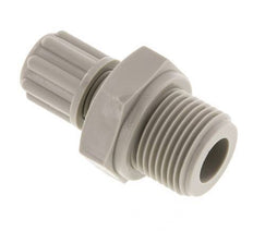 6x4mm & G3/8'' PP Straight Compression Fitting with Male Threads 10 bar