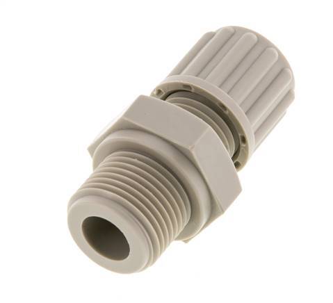 8x6mm & G1/8'' PVDF Straight Compression Fitting with Male Threads 10 bar