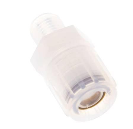 12x10mm & G1/4'' PFA Straight Cutting Fitting with Male Threads 10 bar