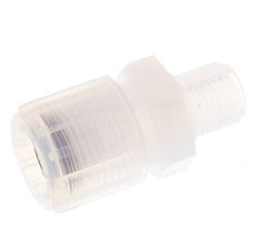 12x10mm & G1/4'' PFA Straight Cutting Fitting with Male Threads 10 bar