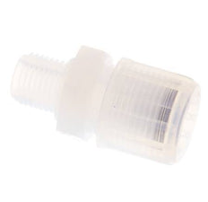 12x10mm & G1/4'' PFA Straight Cutting Fitting with Male Threads 10 bar