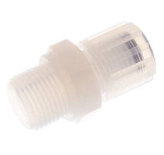 8x6mm & G3/8'' PFA Straight Cutting Fitting with Male Threads 10 bar