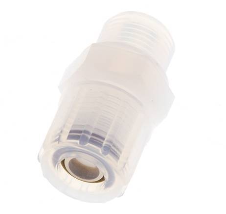 10x8mm & G3/8'' PFA Straight Cutting Fitting with Male Threads 10 bar