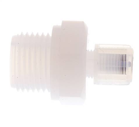 6x4mm & G1/2'' PFA Straight Cutting Fitting with Male Threads 10 bar