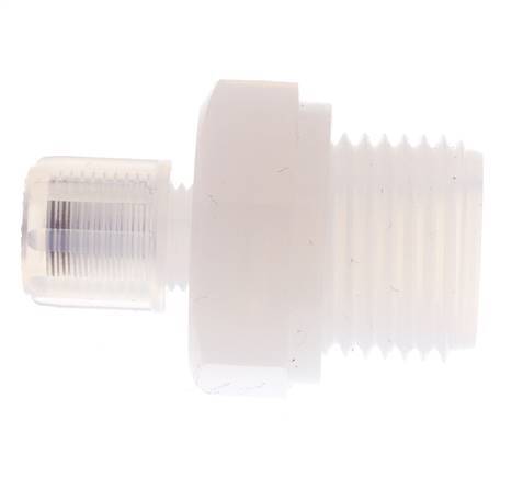 6x4mm & G1/2'' PFA Straight Cutting Fitting with Male Threads 10 bar