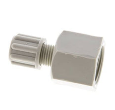 6x4mm & G3/8'' PP Straight Compression Fitting with Female Threads 10 bar