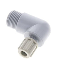 6x4mm & G3/8'' PA Elbow Compression Fitting with Male Threads 10 bar [2 Pieces]
