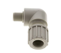 14x12mm & G1/4'' PP Elbow Compression Fitting with Male Threads 10 bar