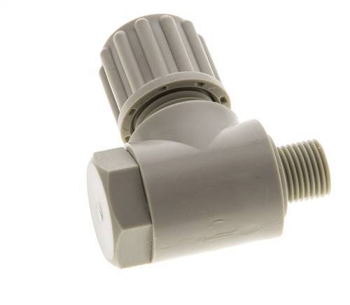 8x6mm & G1/8'' PP Elbow Compression Fitting with Male Threads with Banjo Bolt 10 bar