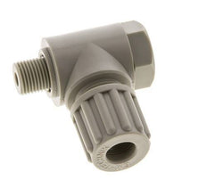 8x6mm & G1/8'' PP Elbow Compression Fitting with Male Threads with Banjo Bolt 10 bar