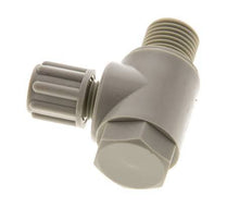 6x4mm & G1/4'' PP Elbow Compression Fitting with Male Threads with Banjo Bolt 10 bar