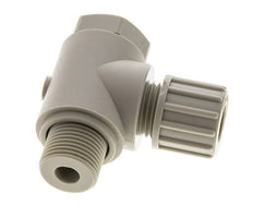 10x8mm & G3/8'' PP Elbow Compression Fitting with Male Threads with Banjo Bolt 10 bar
