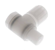 8x6mm & G1/4'' PVDF Elbow Compression Fitting with Male Threads with Banjo Bolt 10 bar