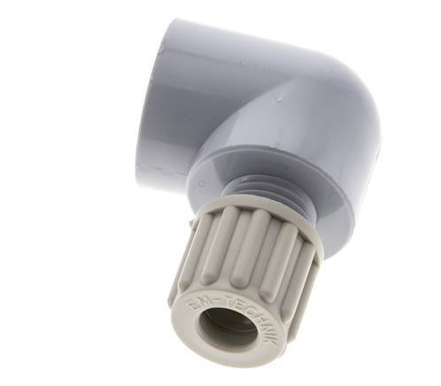8x6mm & G3/8'' PA Elbow Compression Fitting with Female Threads 10 bar