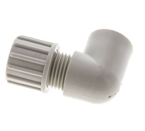 10x8mm & G1/8'' PP Elbow Compression Fitting with Female Threads 10 bar