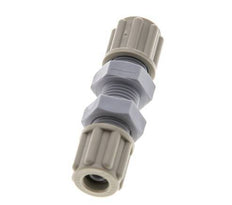 6x4mm PA Straight Compression Fitting Bulkhead 10 bar [2 Pieces]