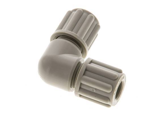 6x4mm PP Elbow Compression Fitting 10 bar [2 Pieces]