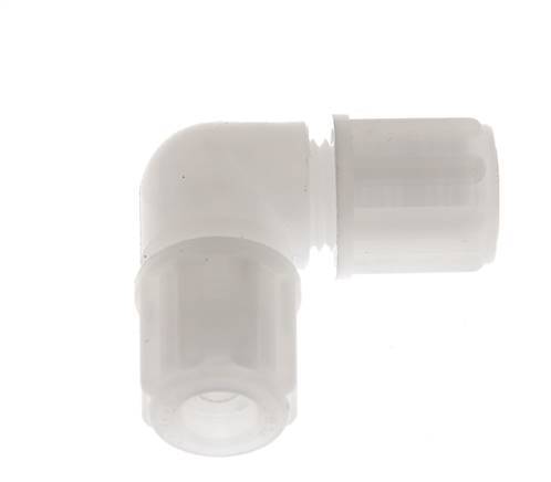 6x4mm PVDF Elbow Compression Fitting 10 bar