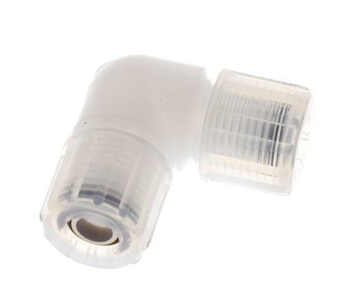 10x8mm & PFA Elbow Compression Fitting with Female Threads 10 bar