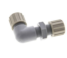 10x8mm PA Elbow Compression Fitting Bulkhead 10 bar