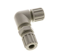 8x6mm PP Elbow Compression Fitting Bulkhead 10 bar