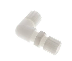 12x10mm PVDF Elbow Compression Fitting Bulkhead 10 bar
