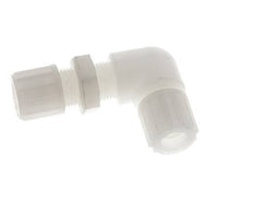 12x10mm PVDF Elbow Compression Fitting Bulkhead 10 bar