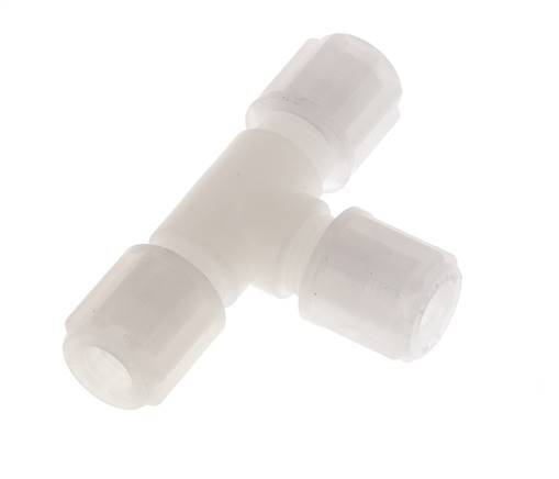 10x8mm PVDF T-Shape Tee Compression Fitting 10 bar