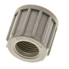 14x12mm (M20x1.5) PP Union Nut Knurled [2 Pieces]